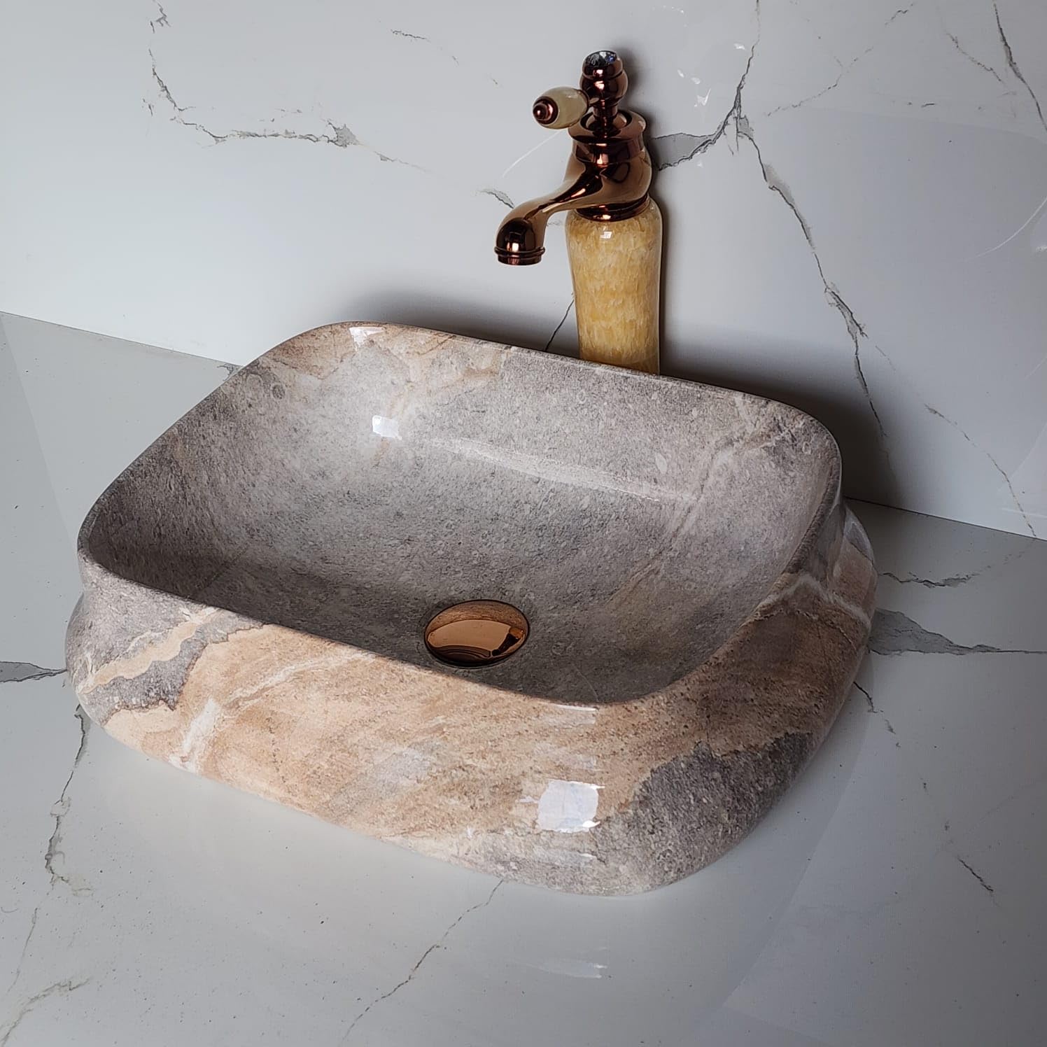 Clay Plus HG Basin for Bathroom, Counter Top Wash basin, Ceramic Wash Basin for Bathroom, Ceramic Table Top Sink for Bathroom (HG15) (B0CF1YDF35) Amazon Price History, Amazon Price Tracker