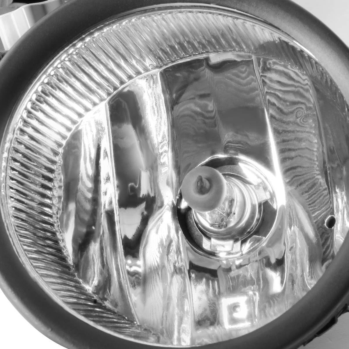 Auto Dynasty Fog Lights Assembly Compatible with 2007-2009 Honda CRV Front Bumper Driving Fog Lamps w/Switch and Bezel, Driver and Passenger Side, Clear Lens