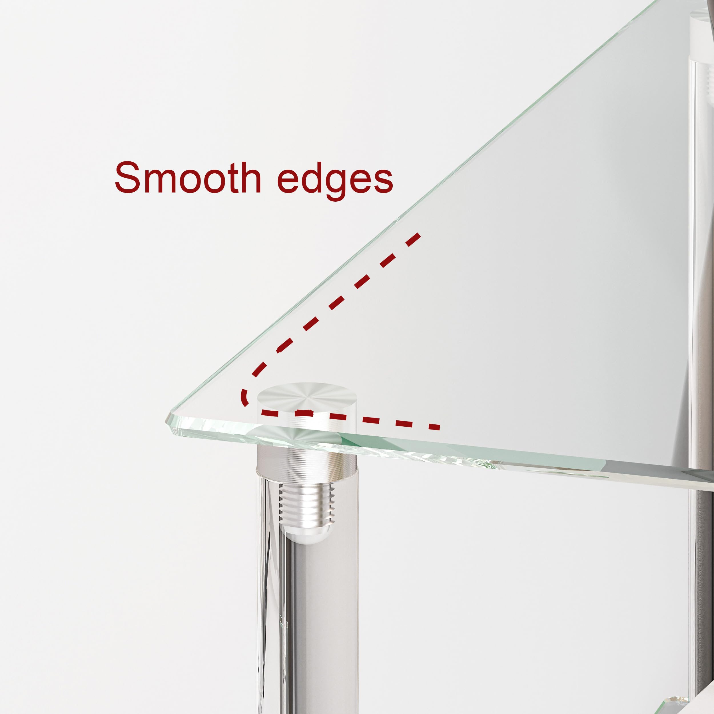 Table D'appoint Verre Transparent Bout De Canape