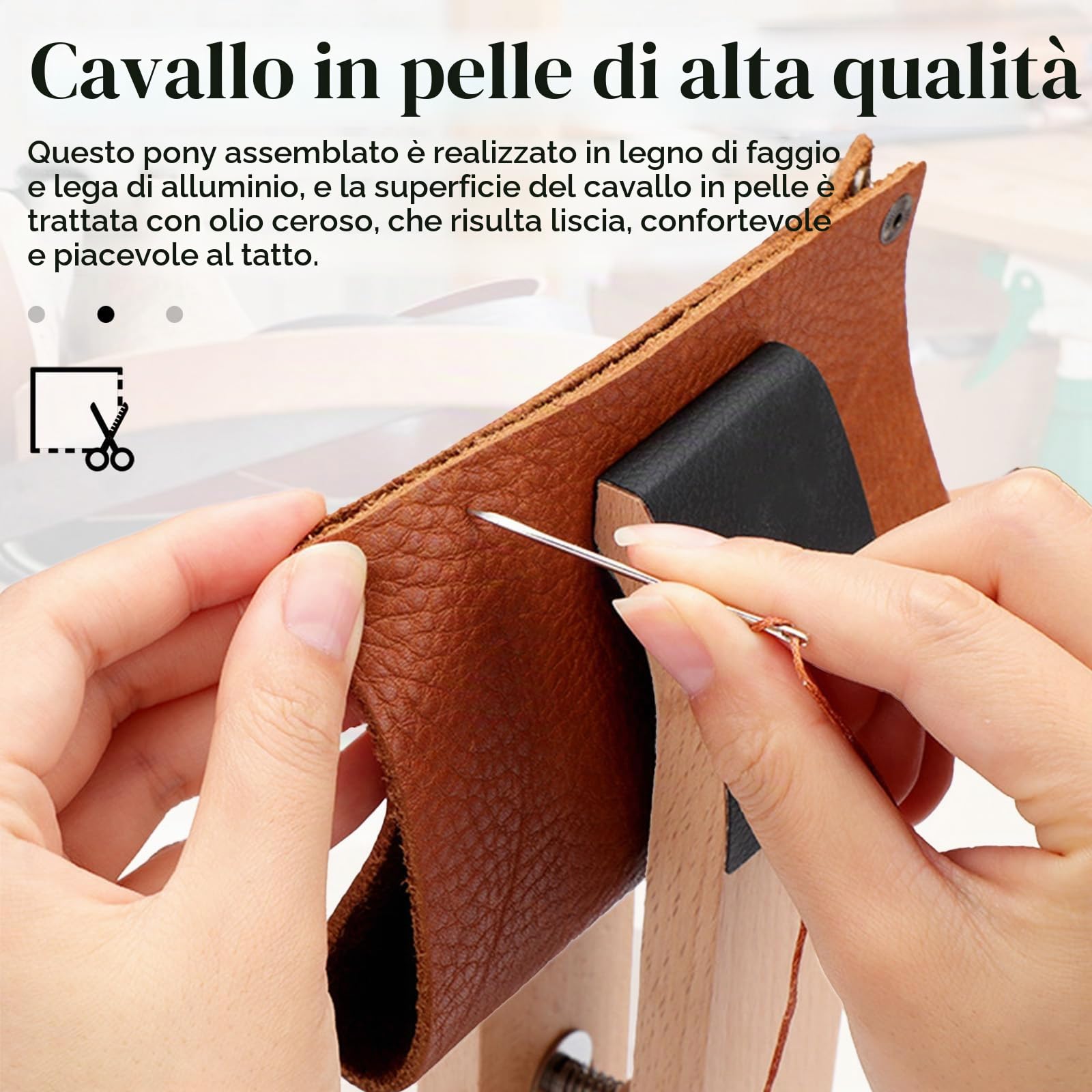 Set Di Attrezzi Per Pelle, Macchina Per Cucire In Pelle Set Per Cucitura In Pelles Clip Per Pelles Per Cucire A Mano Strumento Per Cucitura In Con Clip Di Fissaggio Per Cucito A Mano FaiDaTe