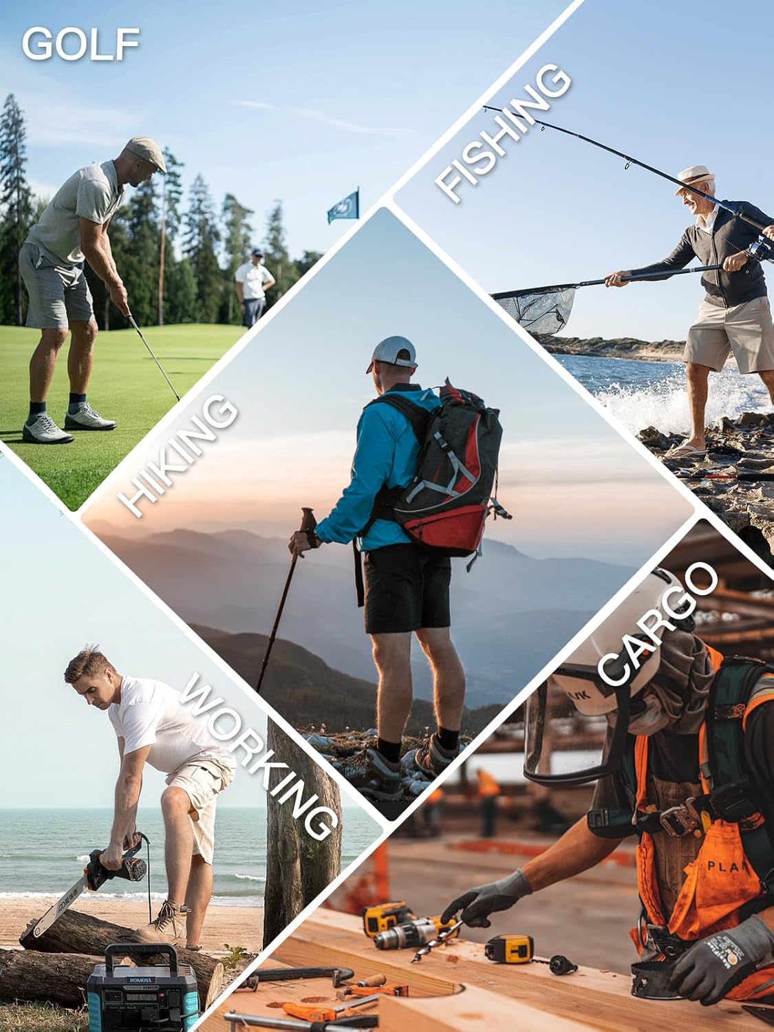 Tactical Cargo Shorts for Men Quick-Dry Lightweight Work Shorts with 7 Pockets,Durable Hiking Outdoor Short - Image 6