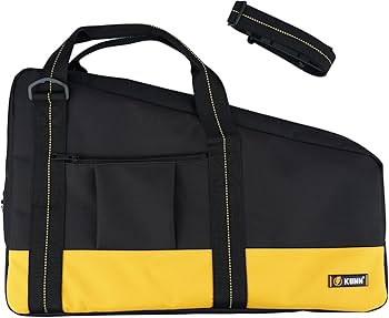 KUNN Shoulder Framing Nailer Bag with Dual Lockable Zipper,Extra