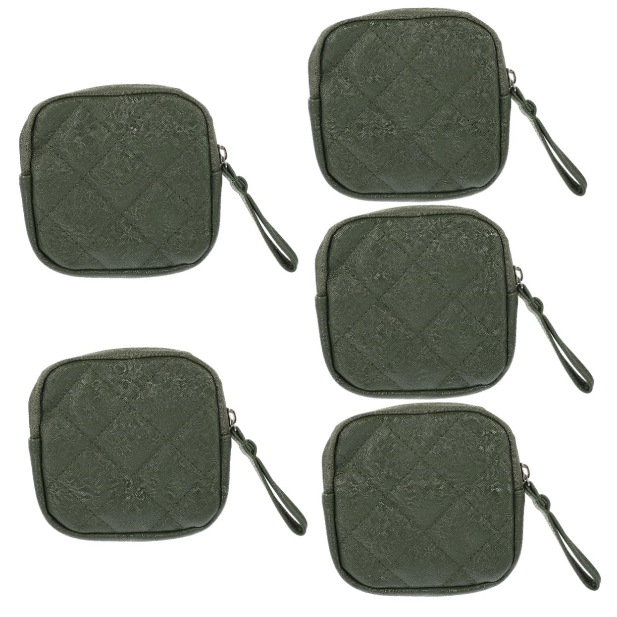 Didiseaon 5 Pezzi Borsa Porta Tovaglioli Per Bambine Porta Assorbenti Mestruali Contenitore Per Assorbenti Piccola Borsa Multiuso Per Viaggi E Attività Allaperto