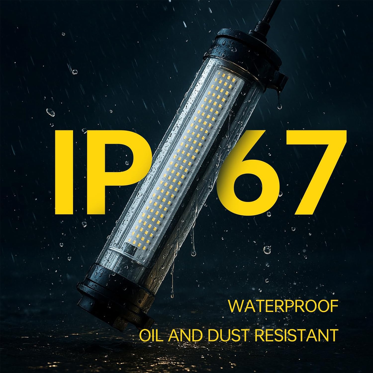 IP66 Explosion Proof Lighting 30w LED Machine Light Work Tube Industrial Lighting for CNC Machine 220V (30w)