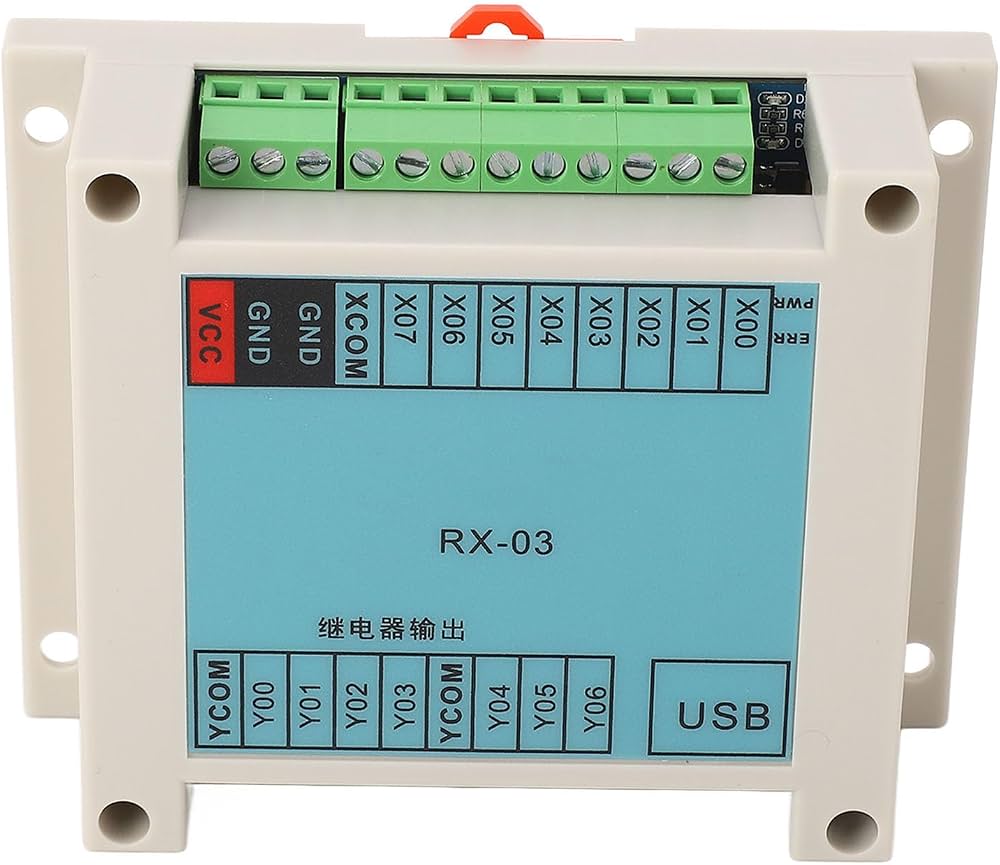 Amazon.co.jp: プログラマブルロジックコントローラー、PLC 8入力7出力