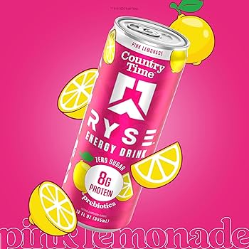 Amazon.com : RYSE Functional Energy Drink - Country Time Pink