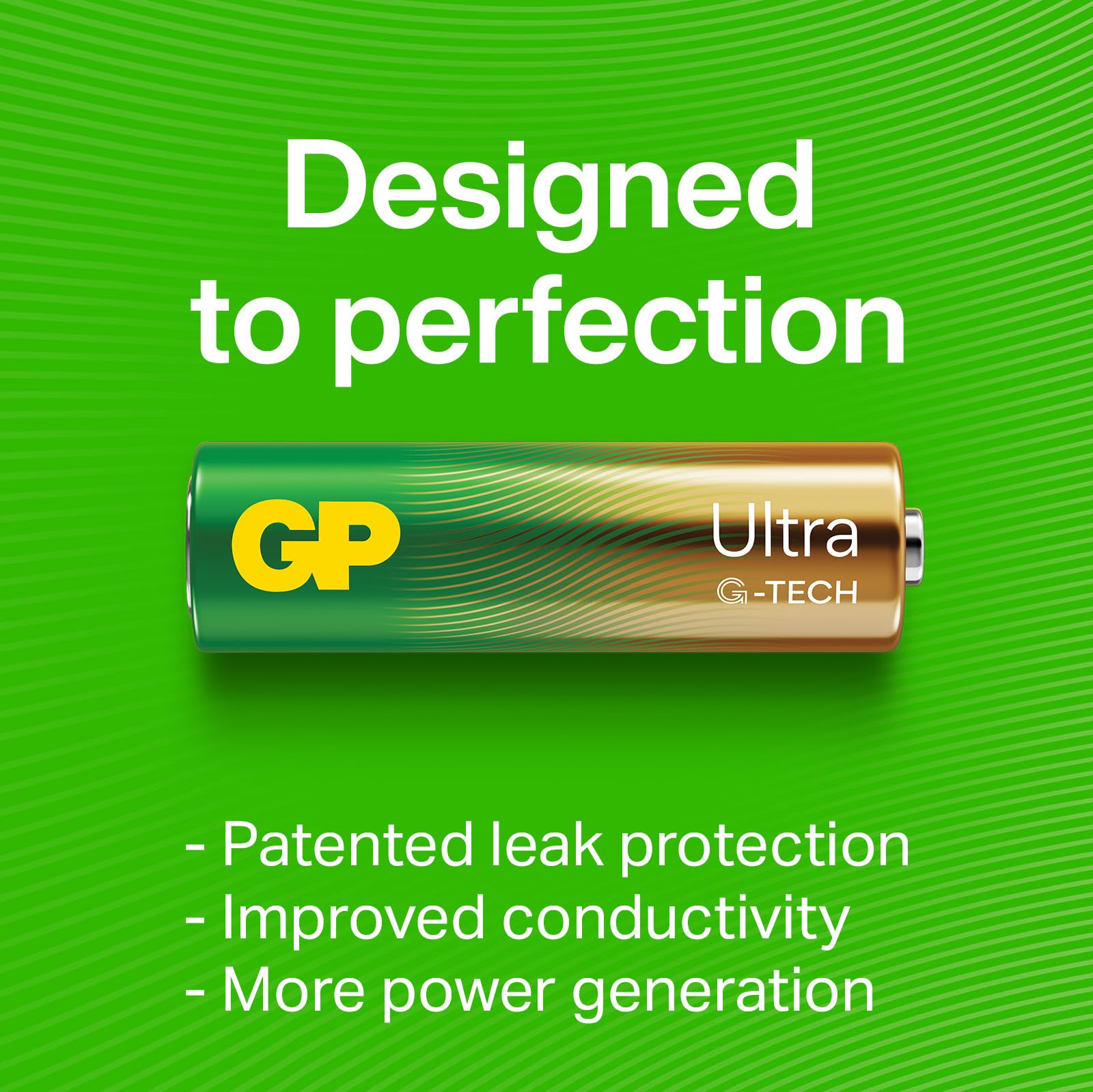 GP BATERIES 220203 GP Ultra alkaliczna bateria 9V 1604AU/6LF22
