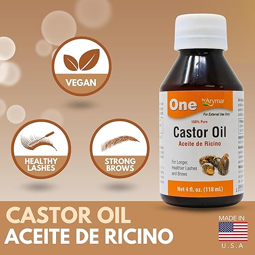 Miniatura 6 de Arymar Aceite de ricino Aceite de Ricino Hecho en Estados Unidos 100% puro 4 fl oz 4.0 fl oz Uno (4 fl oz)