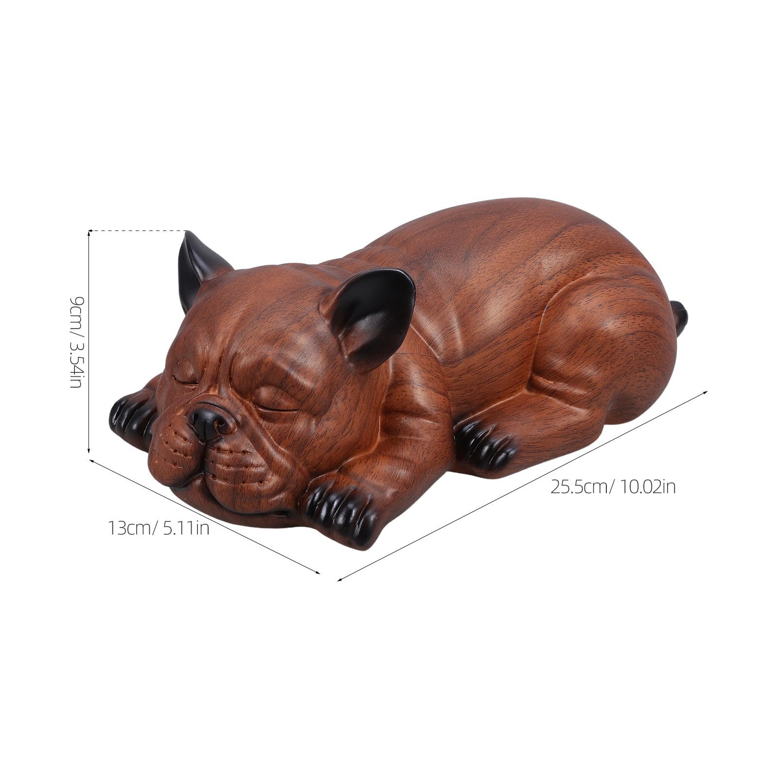 Urna de Resina para Restos de Perro Forma de Cachorro Dormido