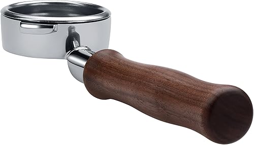 Miniatura 53 de Normcore Portafiltro sin fondo desnudo de 2.008 in, 3 orejas, se adapta a Delonghi Dedica EC680 y EC685, y máquinas de café SMEG y EUPA con mango