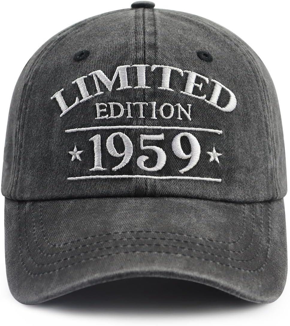 XacaYuerp Limited Edition 1950 1951 1952 1953 1954 1955 1956 1957 1957 1959 Hat, Funny Embroidered Baseball Cap for Women Men