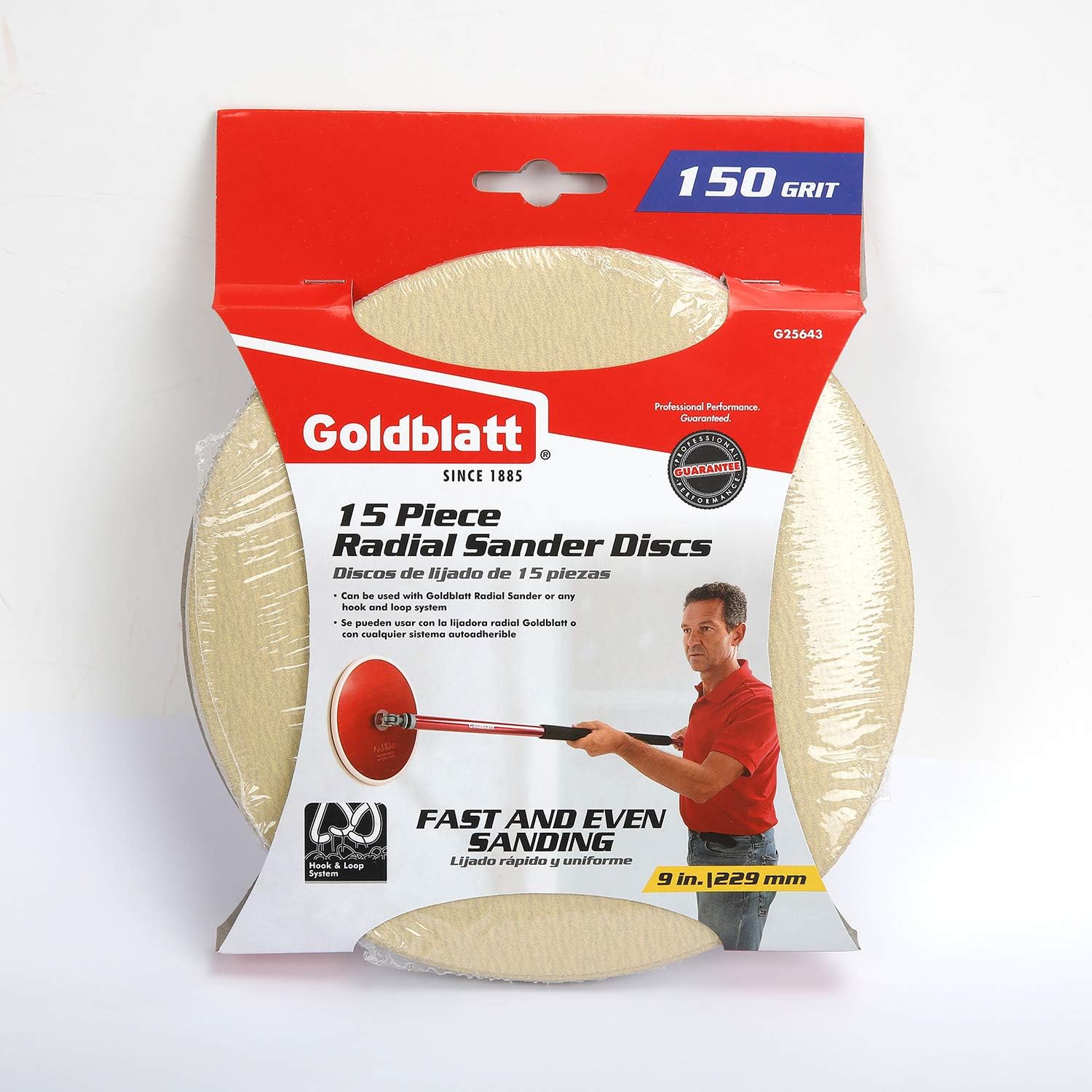 Abrasive & Finishing Products Manual Sanding Products 15Pack Goldblatt