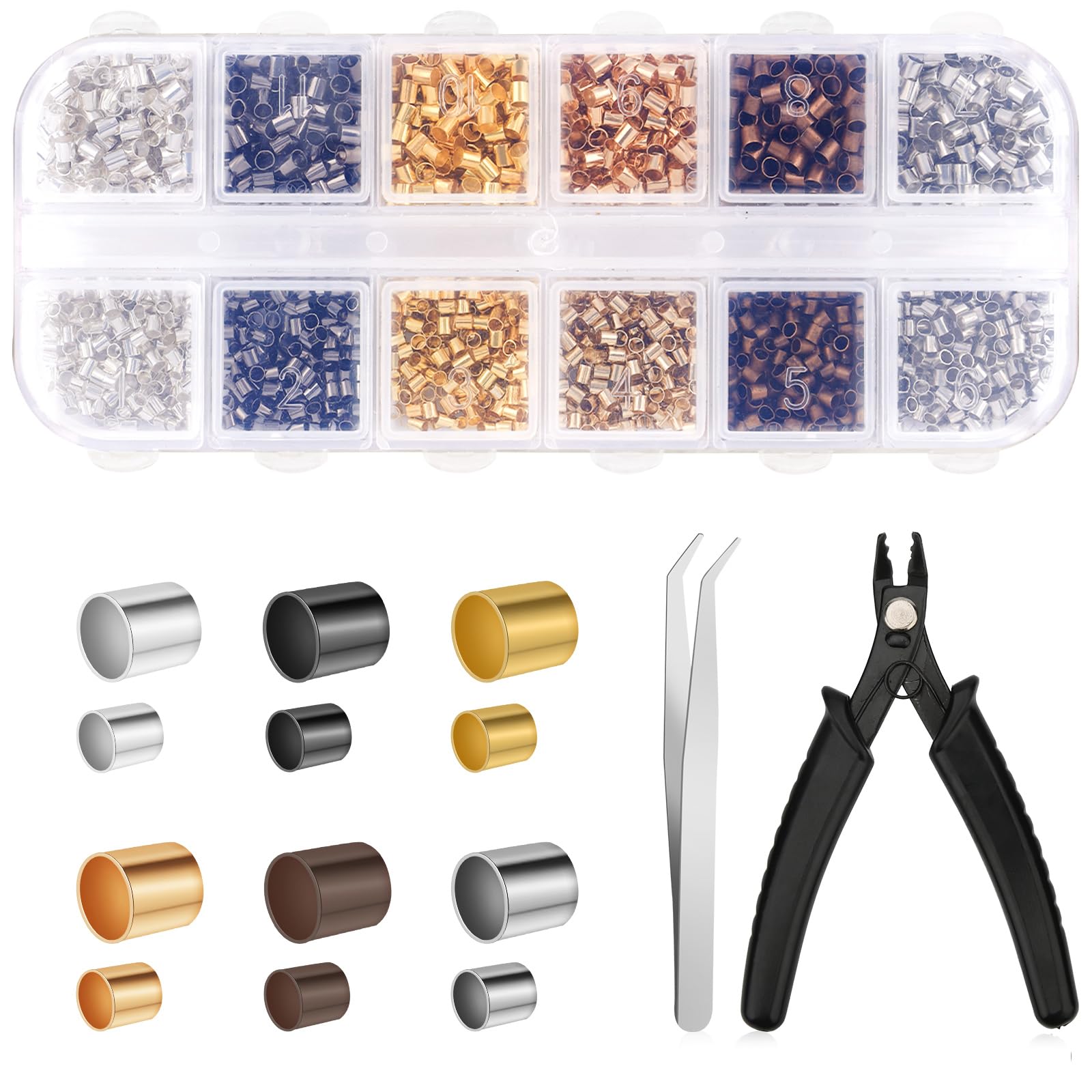 30 Pezzi Adabele Autentici Perline Tubolari Curve Lisce In Argento Sterling 925 Da 30 Mm X 2 Mm Foro Da 15 Mm Per La Creazione Di Gioielli Ss2~p114457150 - Foto 11