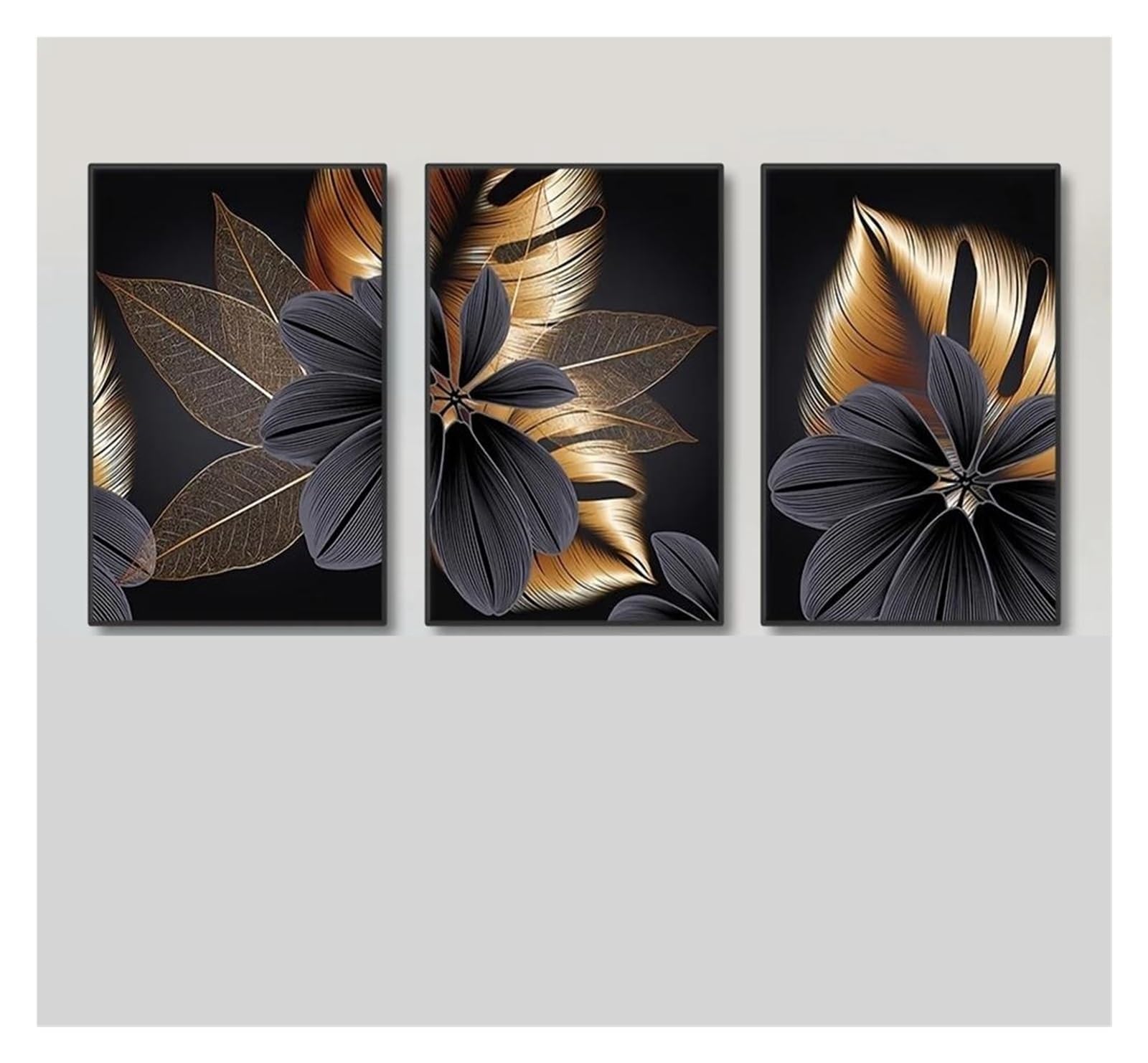 Peintures sur toile abstraites pour la décoration de salon nordique moderne
