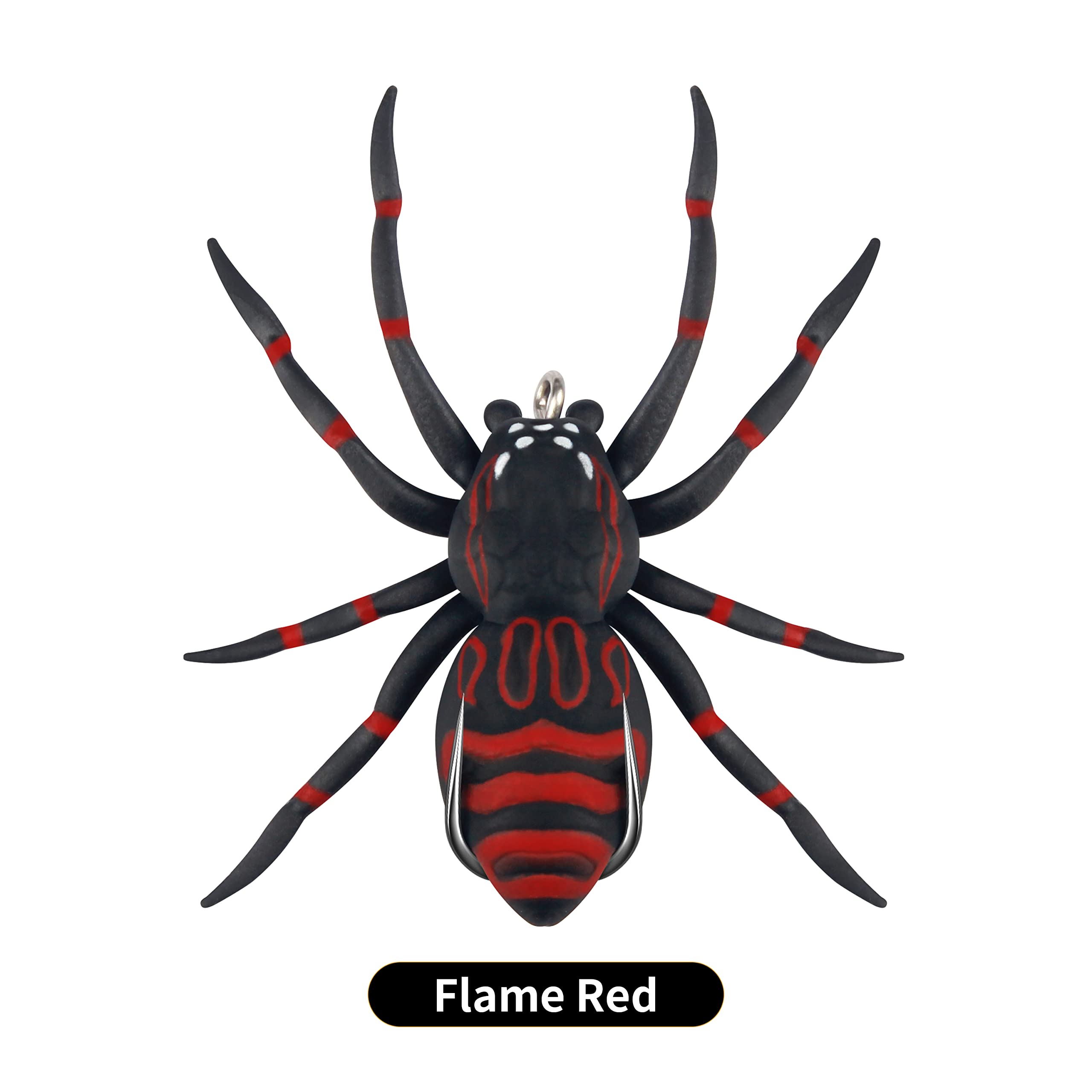 RIKIMARU Señuelos de pesca flotantes, señuelo suave, araña de simulación, agua de mar y agua dulce, adecuado para una variedad de peces (1/4 onzas, 1 pieza/3 piezas/5 piezas, verde noble/azul elegante
