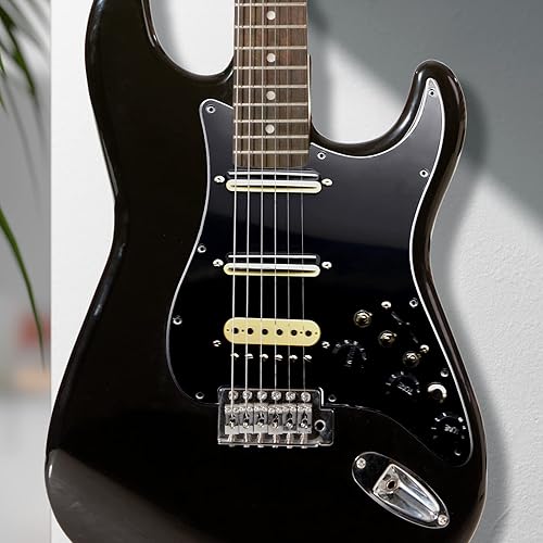 Miniatura 2 de Colaxi Repuesto de pastilla de guitarra, resistente, fácil instalación, cargado, precableado, práctico blanco, duradero para piezas de guitarra