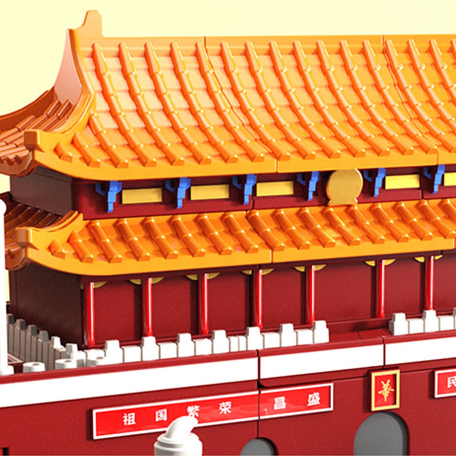 Tiananmen Defender Actionfigur Legierung Modell Figur Mecha Roboter Spielzeug für Kinder Sammlung Rollenspiel Aktivität Verformung Mecha