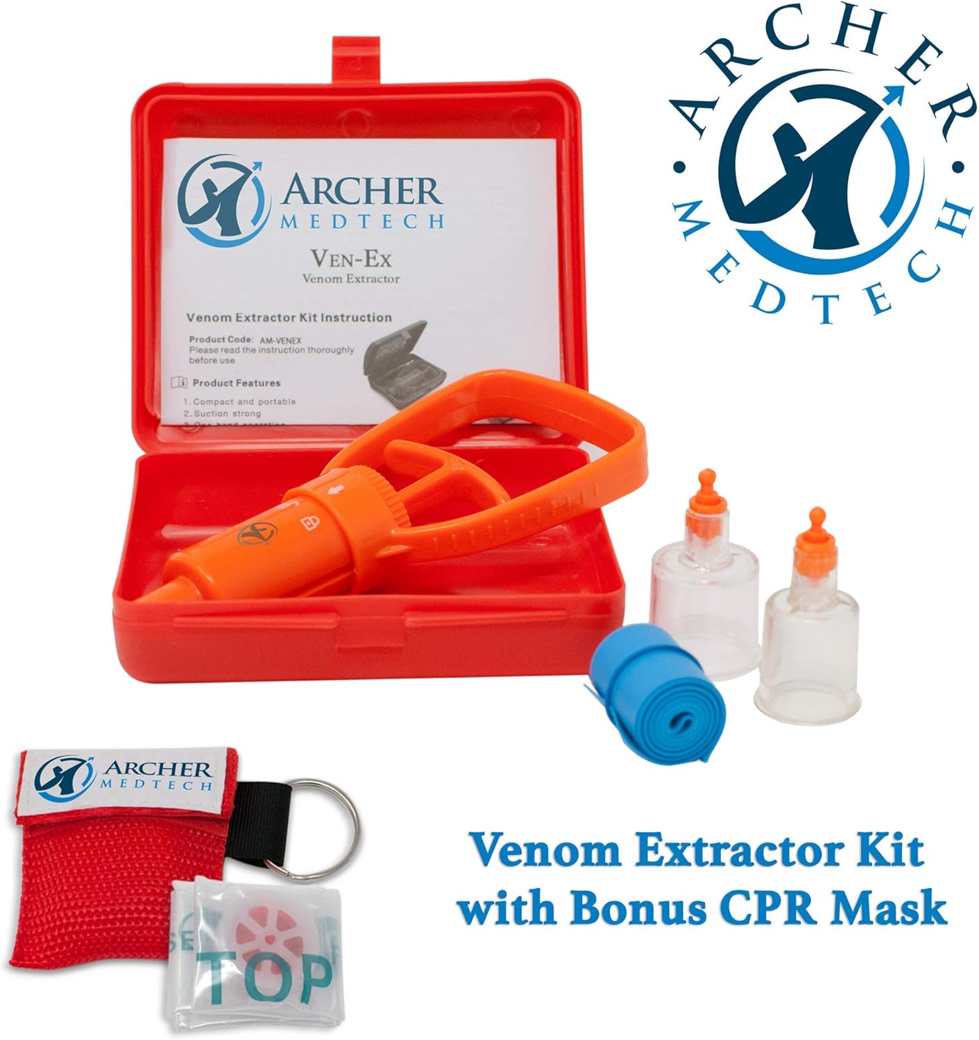 Universal First Aid Splint and Ven-Ex Snake Bite Kit Bundle : Health & Household