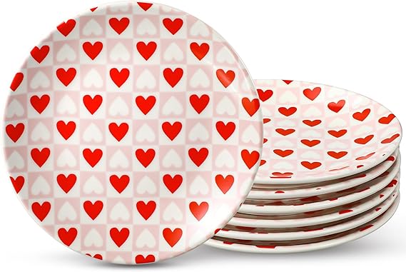 Hushee 6 Pcs Valentine's Day Dessert