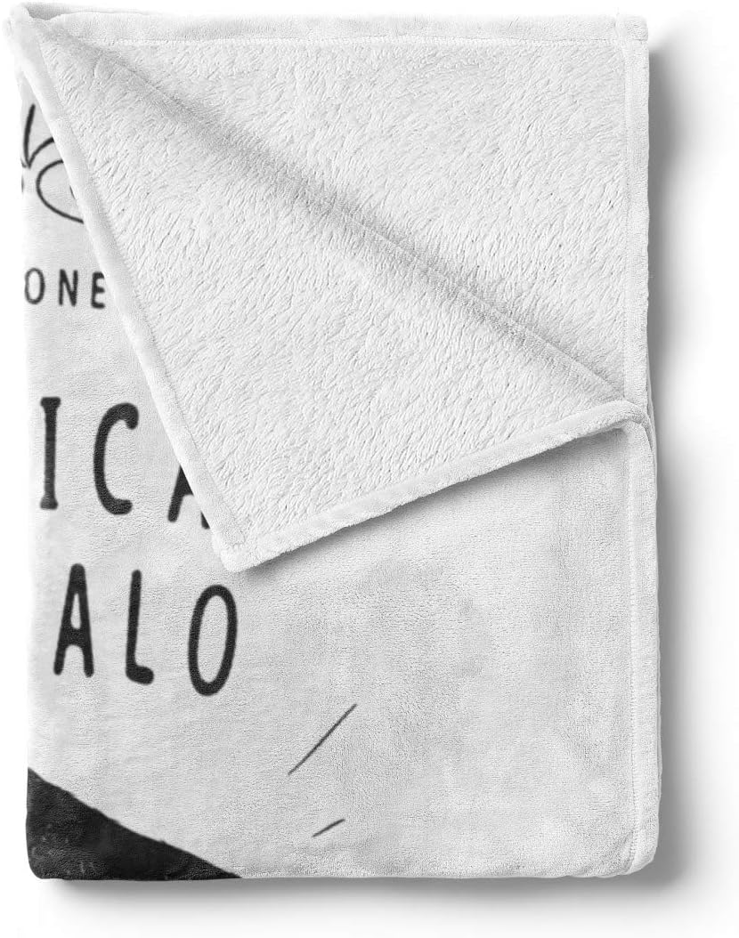 Ambesonne Buffalo Soft Flannel Fleece Throw Blanket, Heritage Animal American Bison Yellowstone National Park Plain Background, Cozy Plush for Indoor and Outdoor Use, 70" x 90", Charcoal Grey