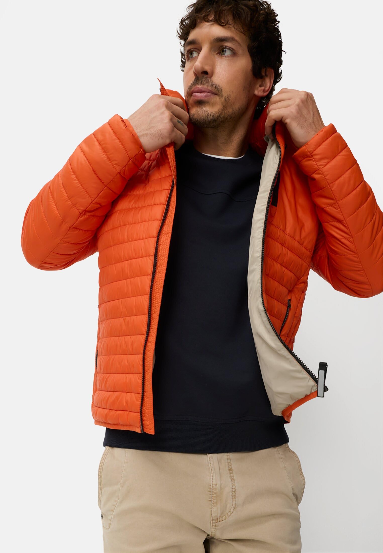 camel active Herren Blouson mit Stehkragen