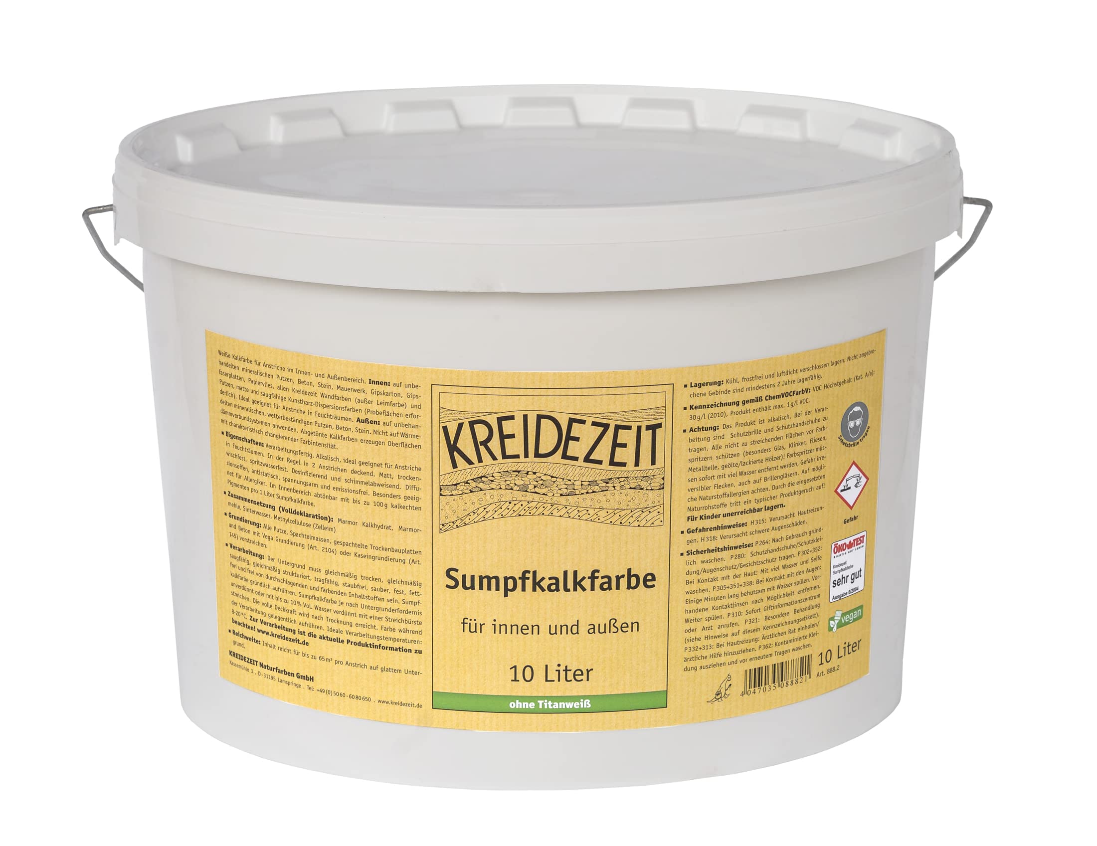Kreidezeit Sumpfkalkfarbe 10 Liter