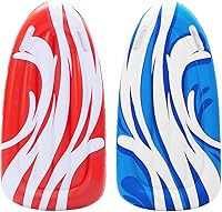 JOYIN 2 Pack Inflatable Body Boards for Kids - Pool Floats, Boogie Boards for Swimming Lessons & Summer Water Fun