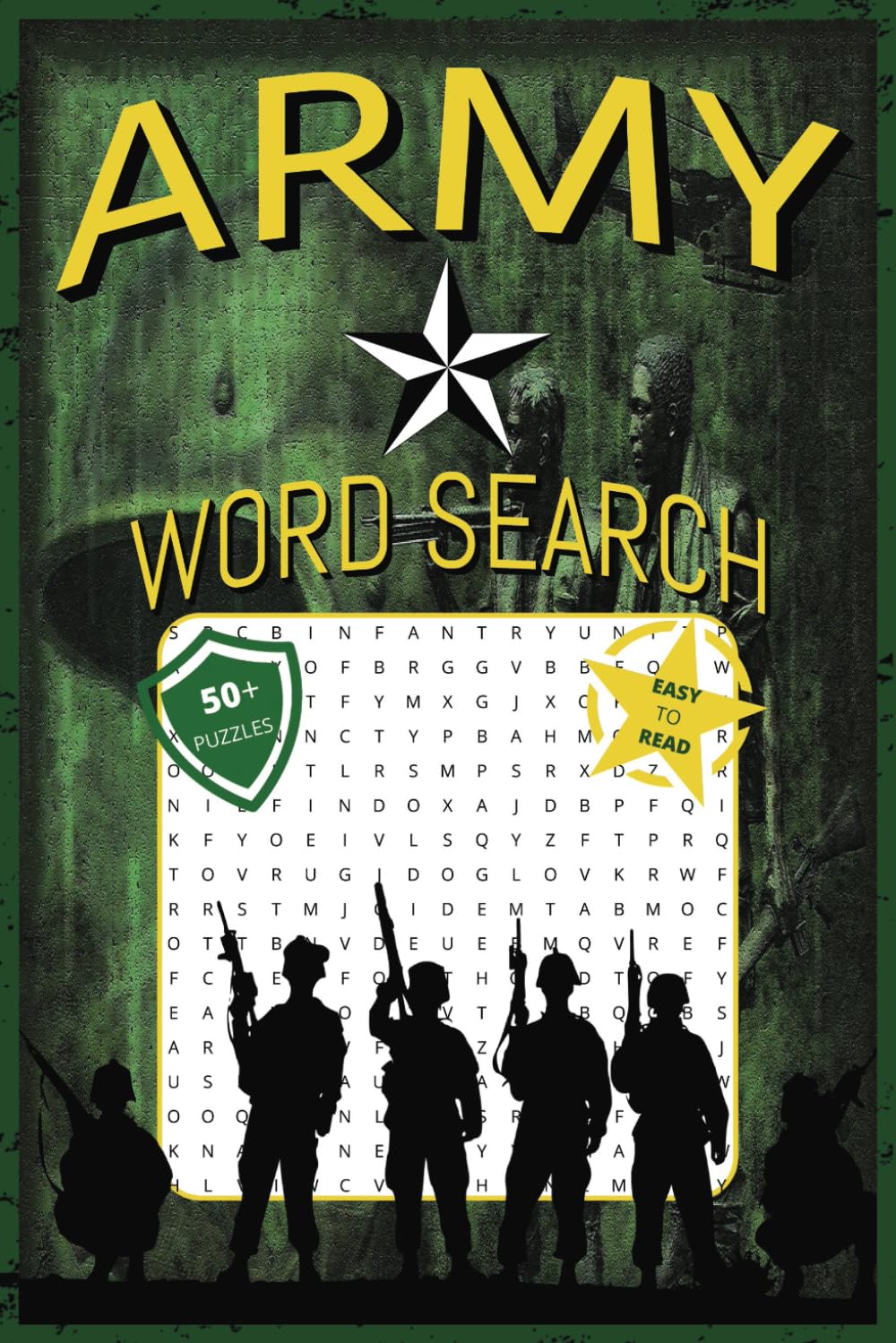 Army Word Search Book: A Army Themed Word Find Book for Military Enthusiasts for All Ages