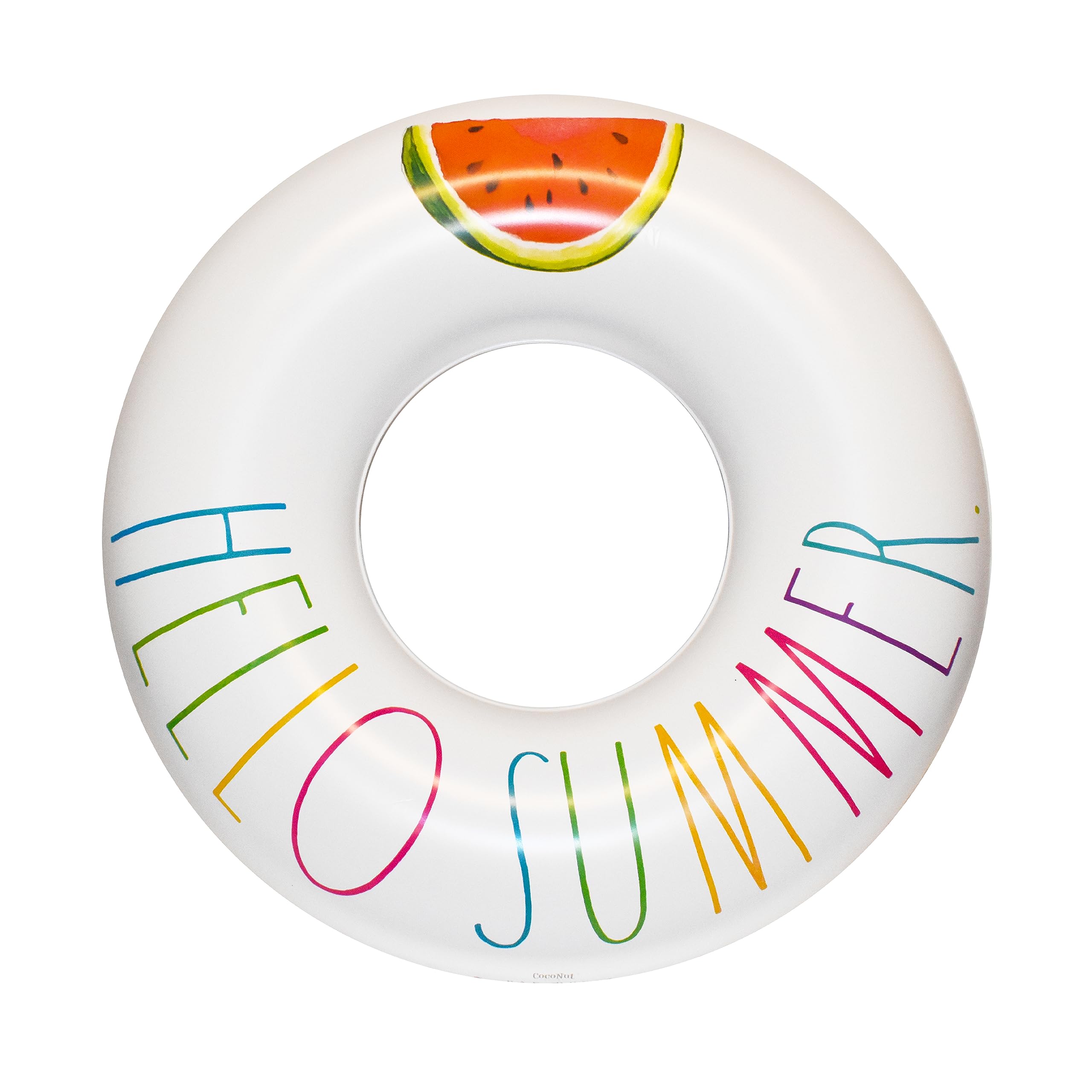 Rae-Dunn Junior 32" Swim Ring Pool Float - Hello Summer 38007K