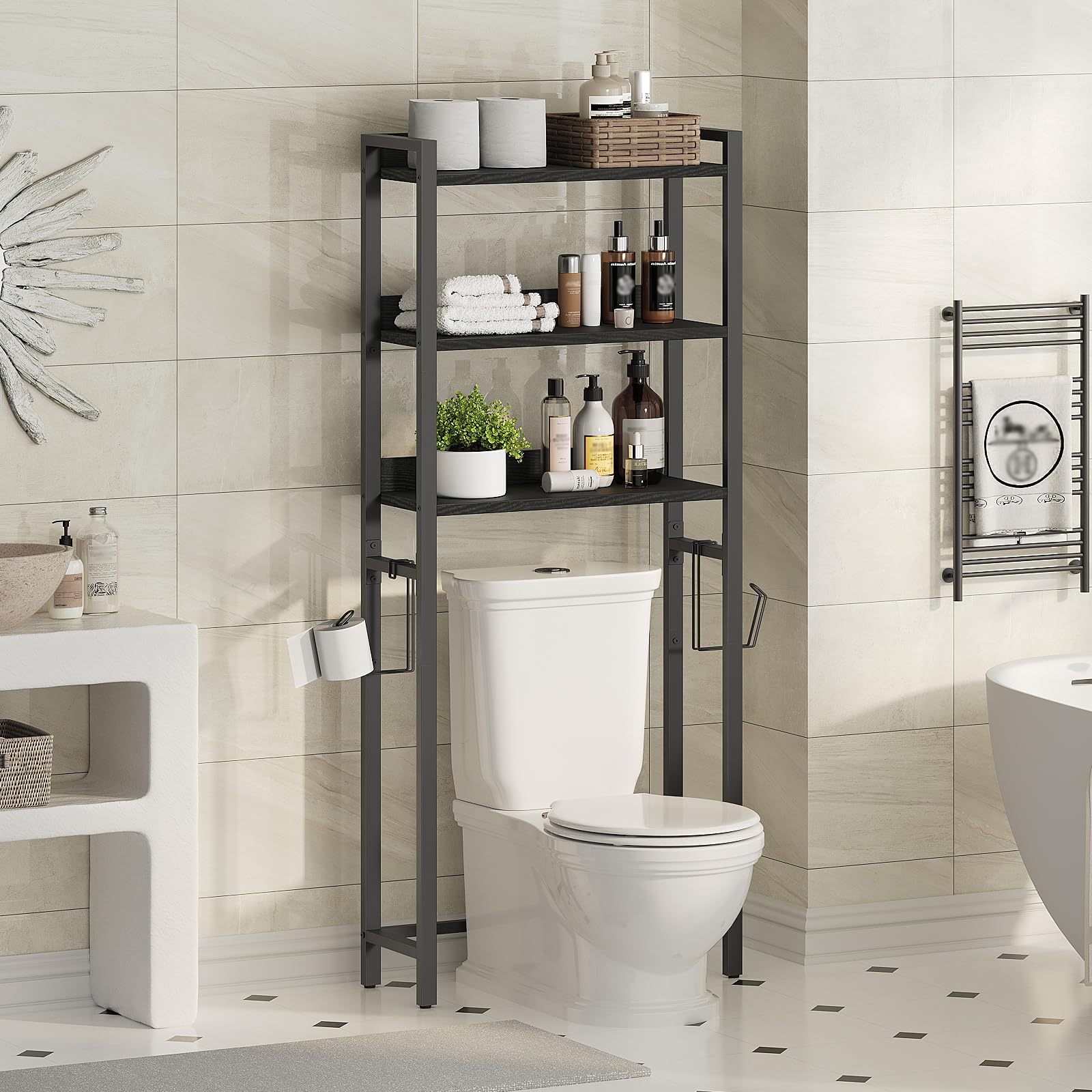 MAHANCRIS Over The Toilet Storage Rack - bathroom furniture | Mubboo