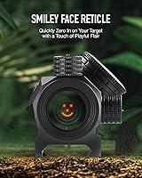 Vista 2 de PINTY Óptica de punto rojo reflex con múltiples retículas, visor táctico compacto para rifle con riel Picatinny, pistola, Airsoft
