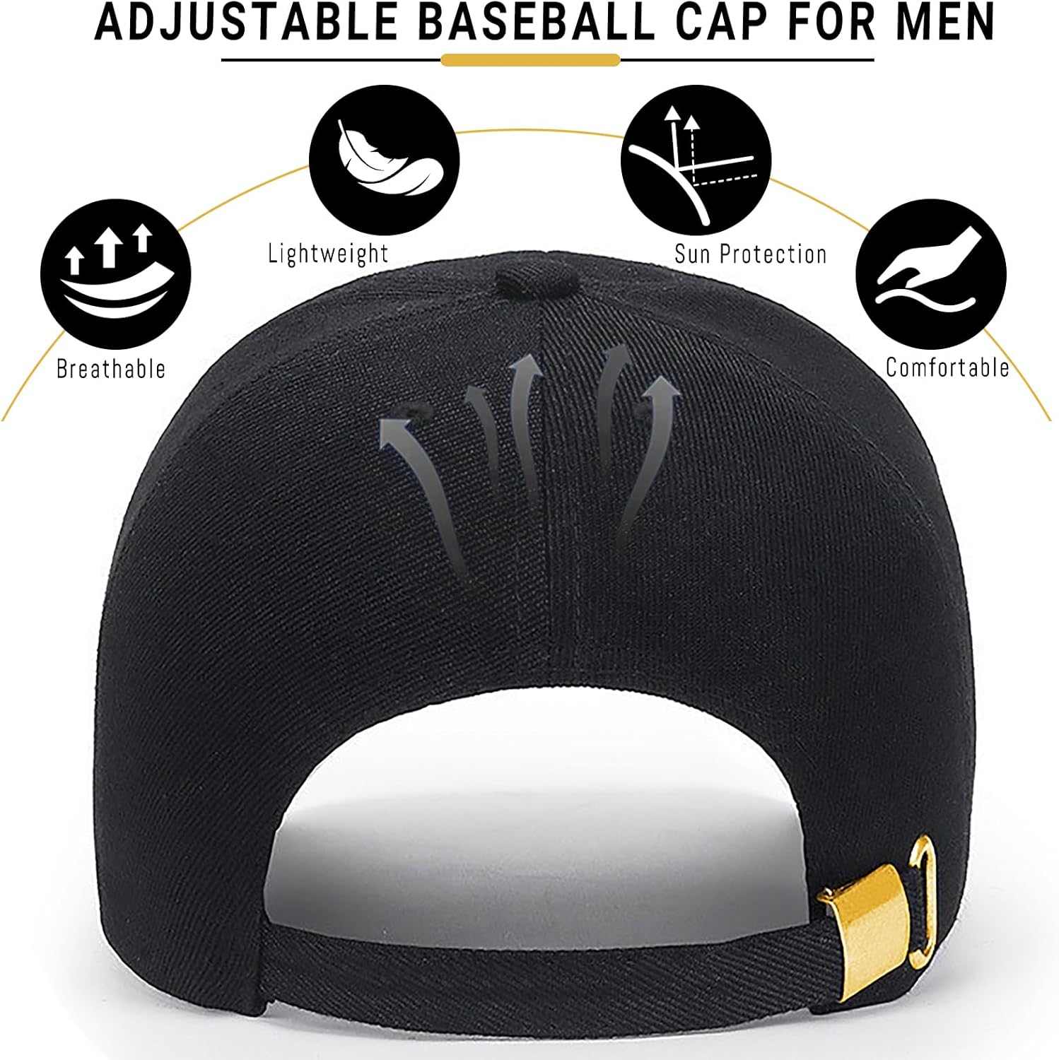 Death Scythe Skull Hats Baseball Cap for Men Plain Black Snapback Hats for Women Death Devil Trucker Dad Baseball Cap - Image 3