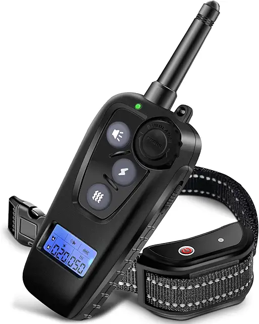 Collier de Dressage Électrique WOCVRYY - 3 Modes, 100 Niveaux, Étanche IP67, 700m