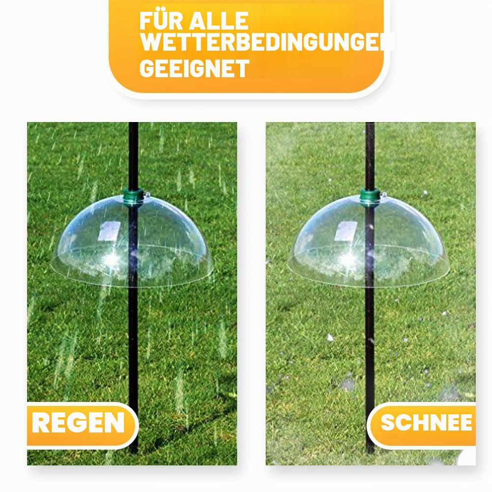 Garden Mile groß Universal 40cm klar Eichhörnchen Schallwand Eichhörnchen sicher Vogel Dosieranlage Zubehörteil
