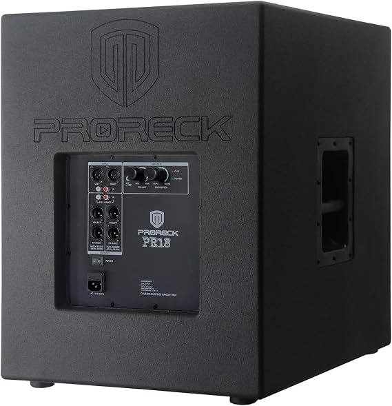 18 inch 2200W P.M.P.O Active Powered PA DJ Subwoofer Cabinet