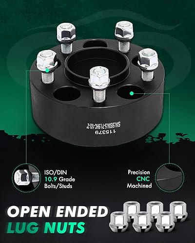 Miniatura 5 de SCITOO Espaciadores de rueda centrados de 5 x 4.5 pulgadas de 0.197 x 4.500in a 0.197 x 4.500in Diámetro del cubo de 2.815in 12 pulgadas para
