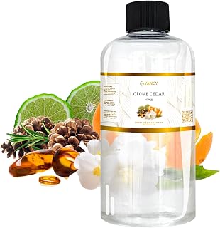 YANCY Clove Cedar Luxury Collection Fragrance Oil (8 oz), Earthy Clove and Cedarwood Aroma, Versatile Scent for Diffusers, Oil Burners & Aroma Lamps, Grounding Fragrance for Cozy Vibes