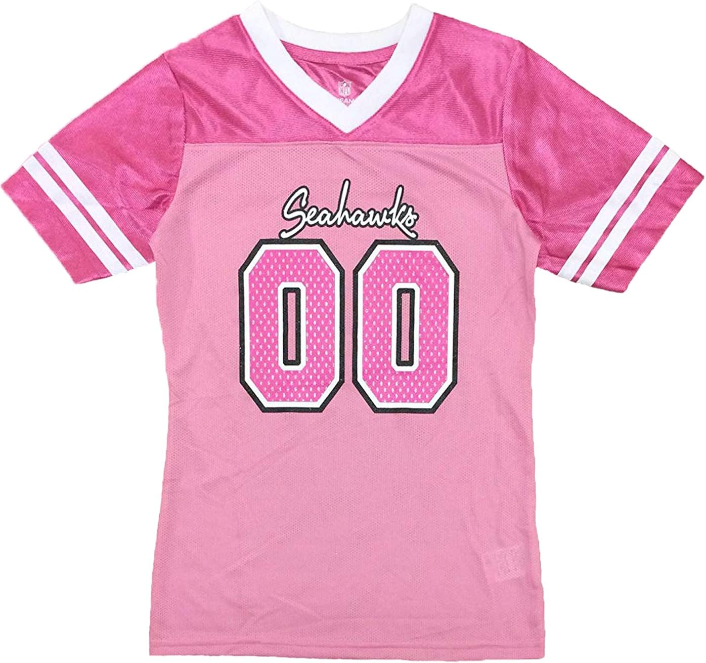 pink youth seahawks jersey