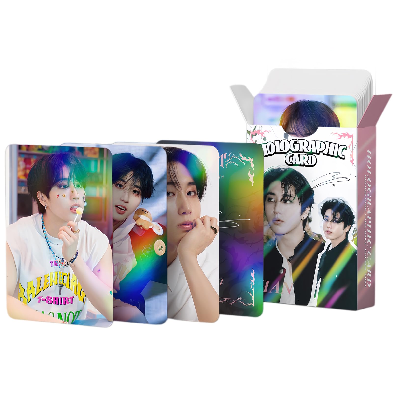 124PCS Laser Stray Kids HAN Photocards 124 PCS SKZ DO IT Album HAN