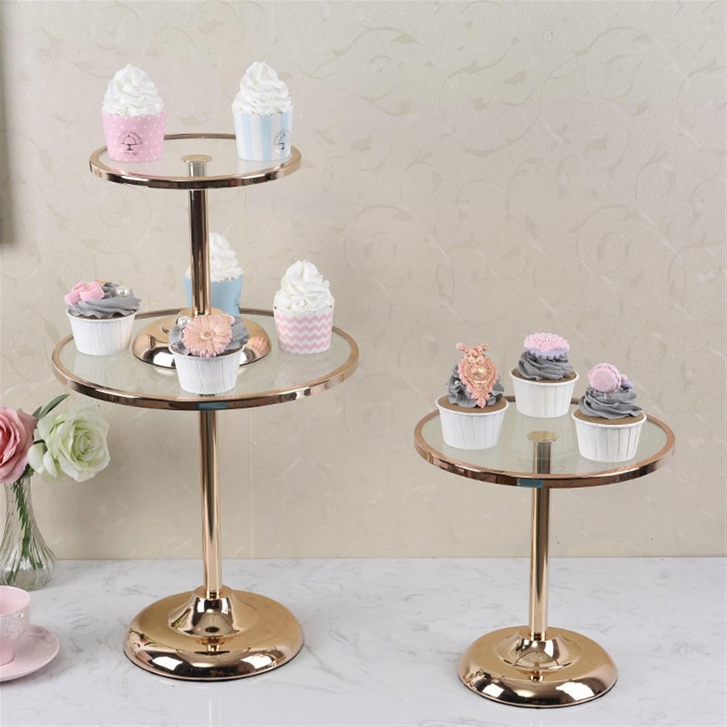 変わった形盾型ピンクムーアカイトのピアスチャーム＊