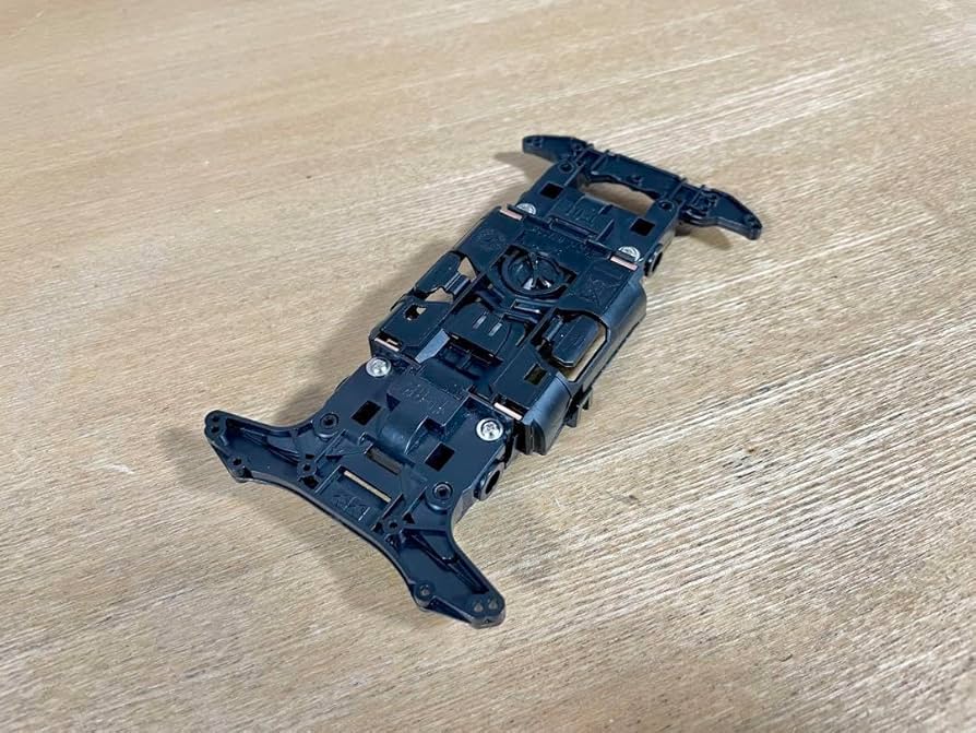 タミヤミニ四駆MSフレキ軽量センターシャーシブルー