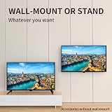 ATYME 32-inch Class 60Hz 720p HD LED TV Flat Screen 1*USB 3* HDMI 1*VGA ARC Dual Channel 8W Speakers Monitor Television Non-Smart Television 320GM5HD