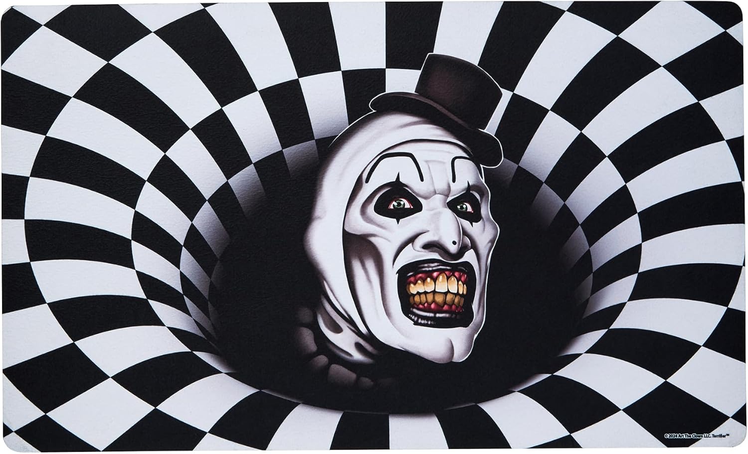 Spirit Halloween Terrifier Art The Clown Head Doormat | Officially Licensed | Outdoor Décor | Horror Décor