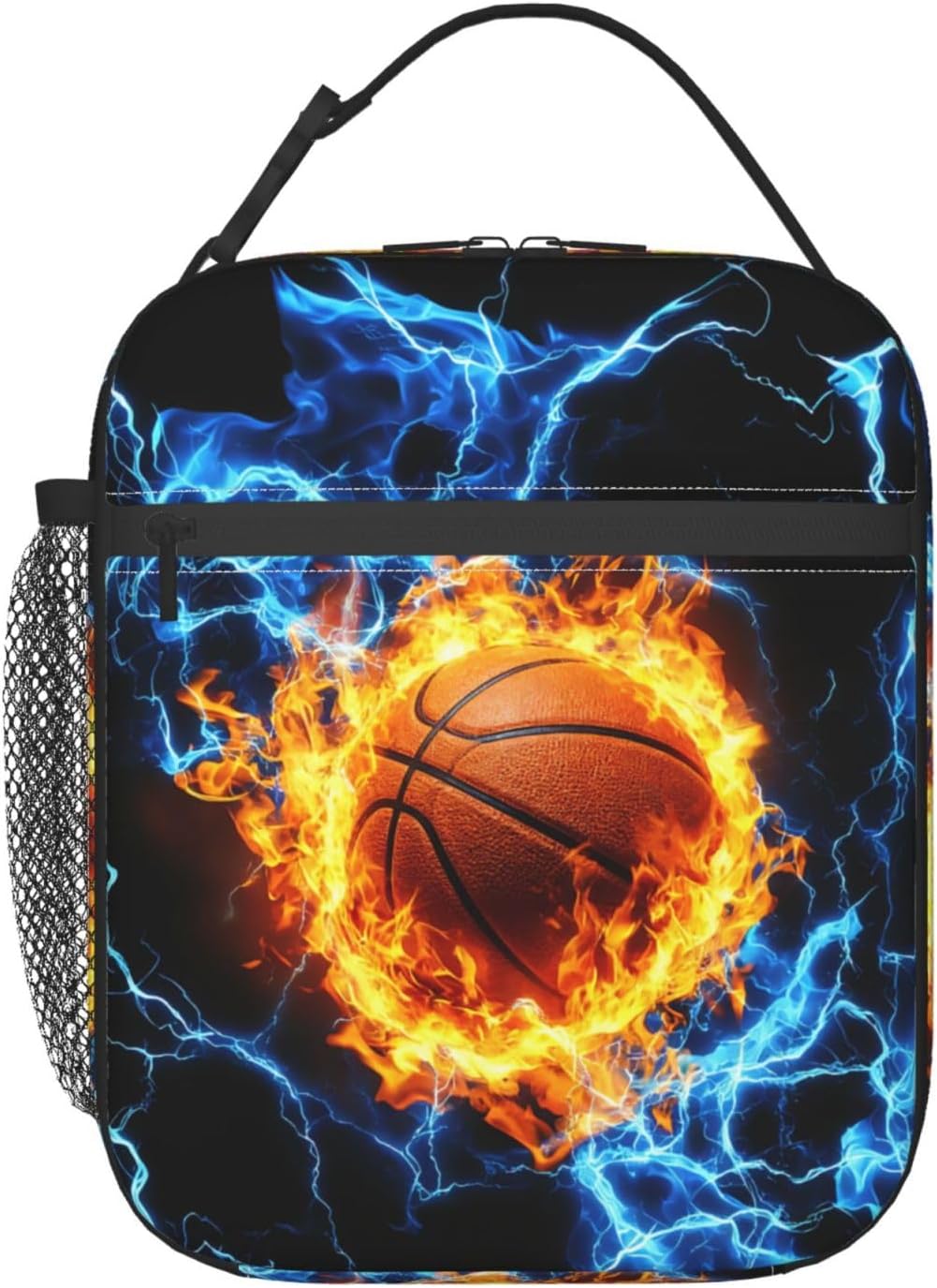 Miaoquhe Fire Basketball Lunch Box Kids