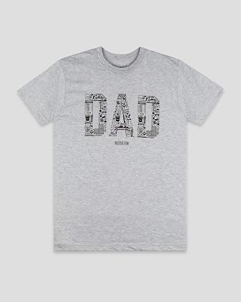 Baseballism Baseball Dad Icons T-Shirt