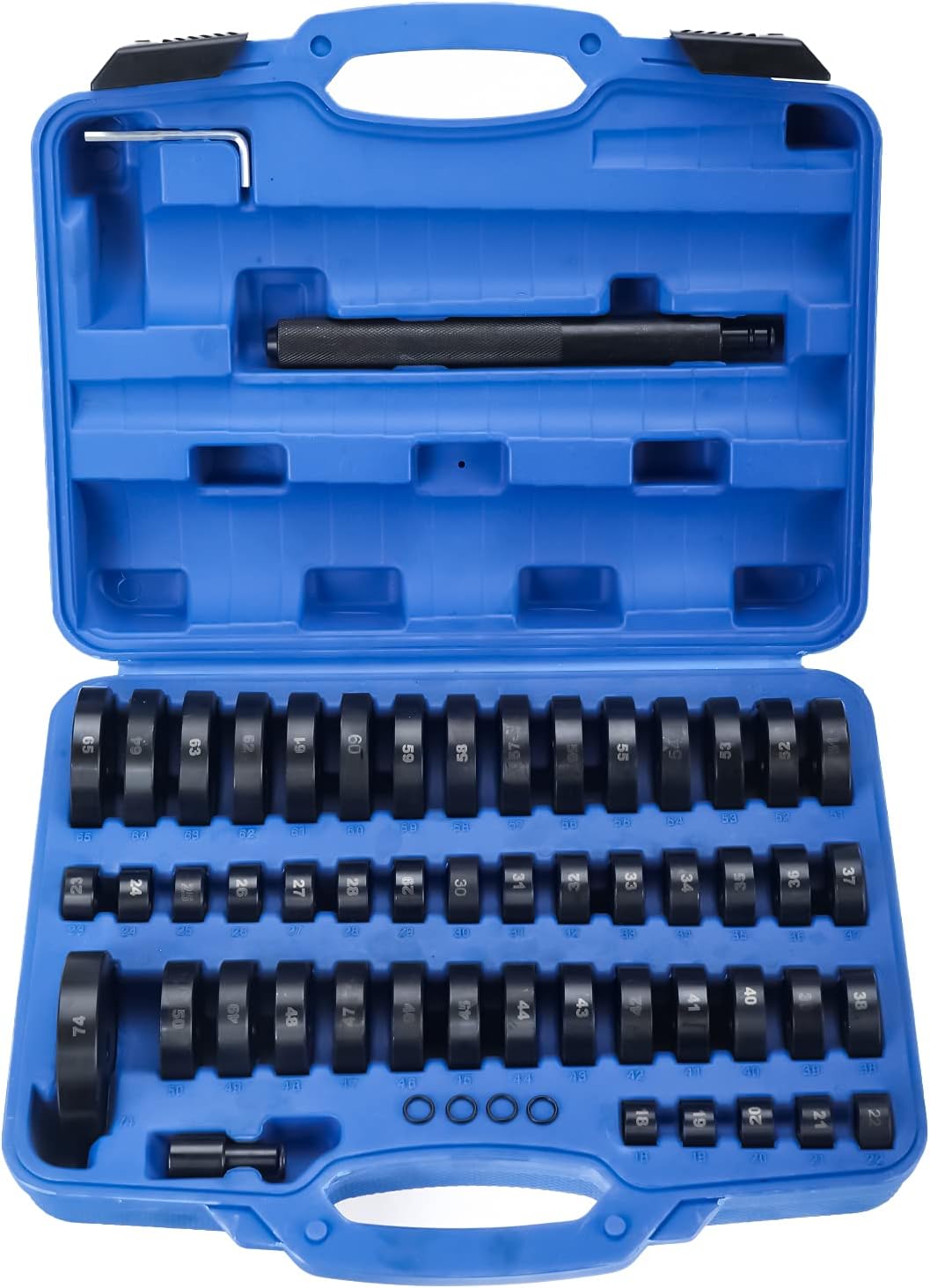 52-in-1 Custom Bushing Driver Set Transmission Wheel Axle Bearing Race and Seal Installer Remover Tool Kit