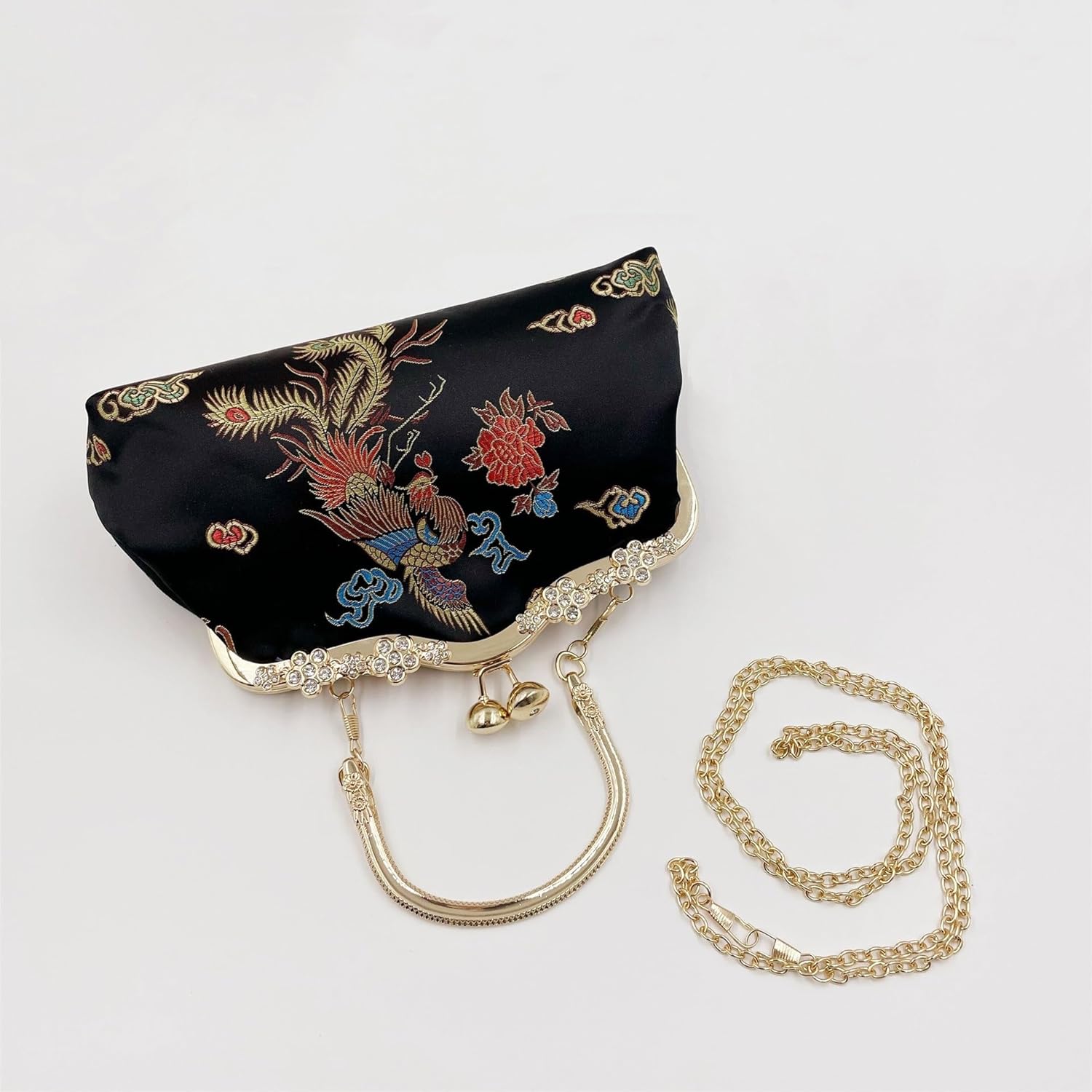 Silk Bag Women Handbag Crossbody Embroidery Tote Cheongsam Female Bags Clutch