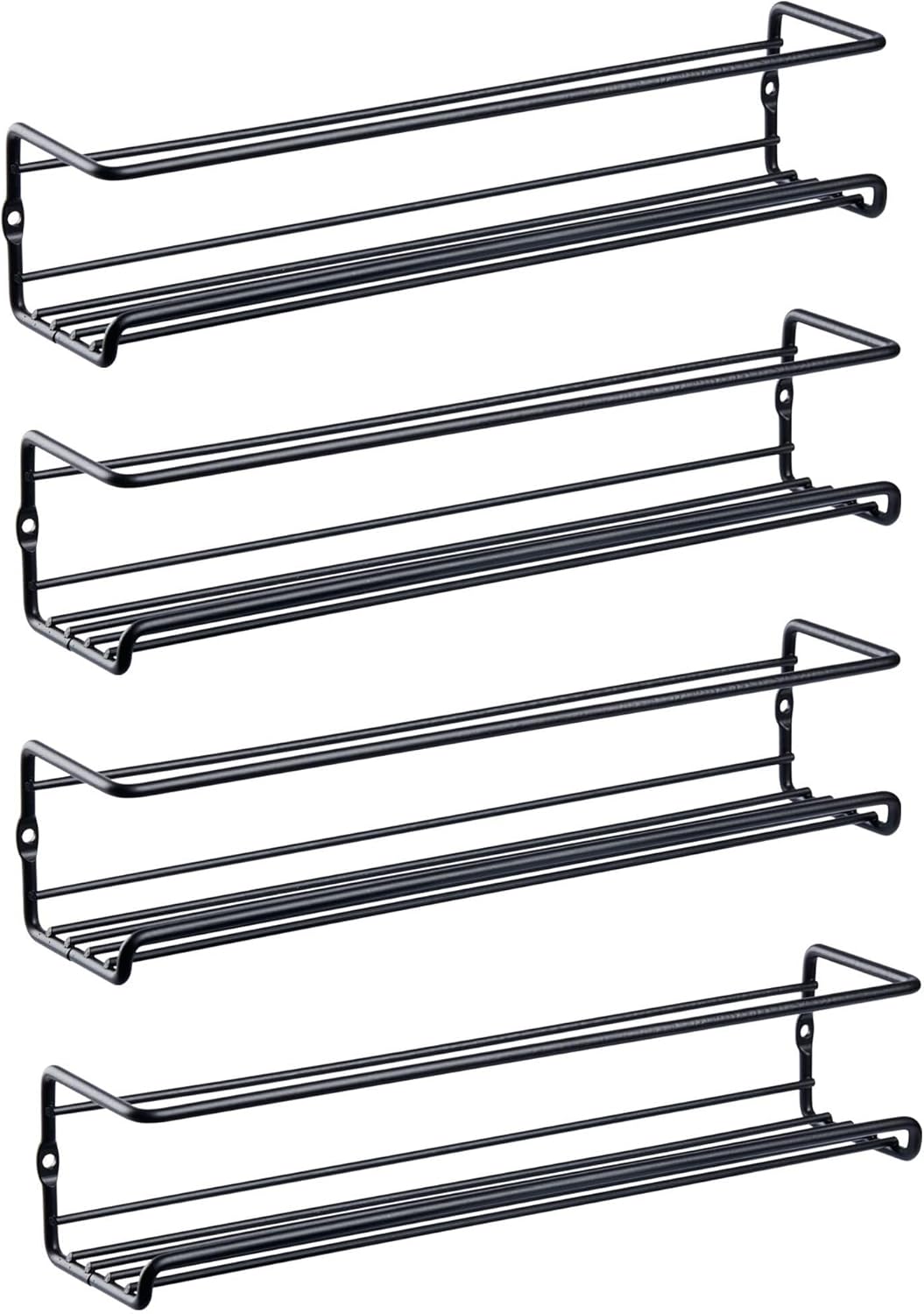 Spice Racks Four Wall Space Saving Spice Rack Organizer, Wall Mount Spice Rack Organizer, Wall Spice Racks, Spice Rack Organizer, Seasoning & Spice jar Organizer for Your Kitchen.