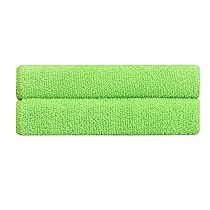 Bathla Spic & Span Multi Purpose Micro Fiber Cleaning Cloth – 380 GSM: 40cmx40cm (Pack of 2 – Fluorescent Green)