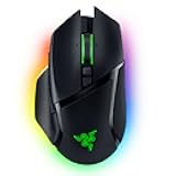 Basilisk V3 Pro Wireless Gaming Mouse: HyperScroll Tilt Wheel - 30K DPI Optical Sensor - Gen-3 Optical Switches - 13-Zone Chroma RGB - 13 Programmable Controls - 3 Connection Modes - Black